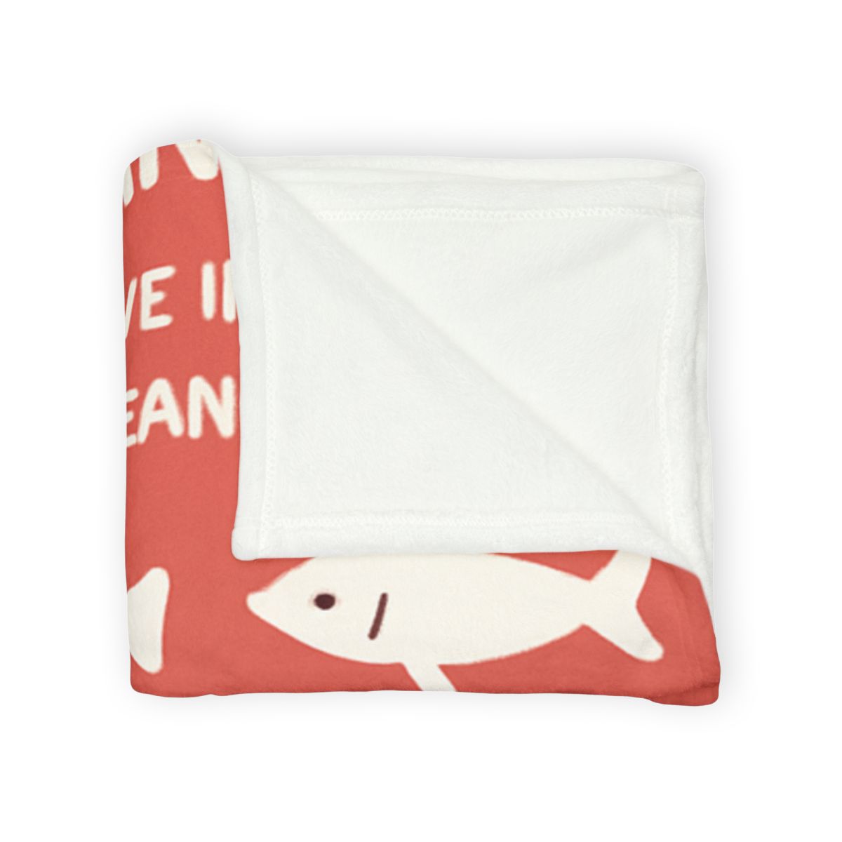 Coral Classroom With Professor Octopus decorative home blankets