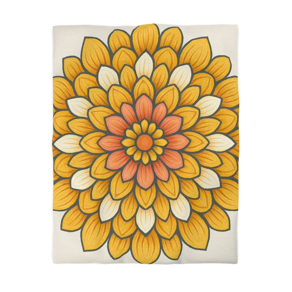 Floret Burst Mandala custom duvets