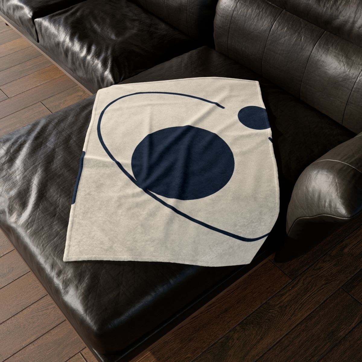 Orbit Arc And Twin Discs designer printed blankets