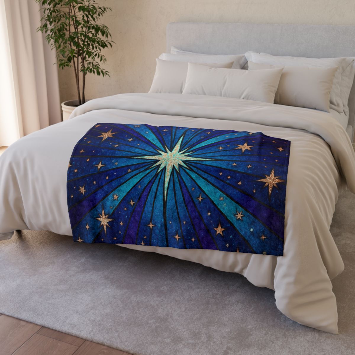 Starburst Cathedral soft fleece blankets