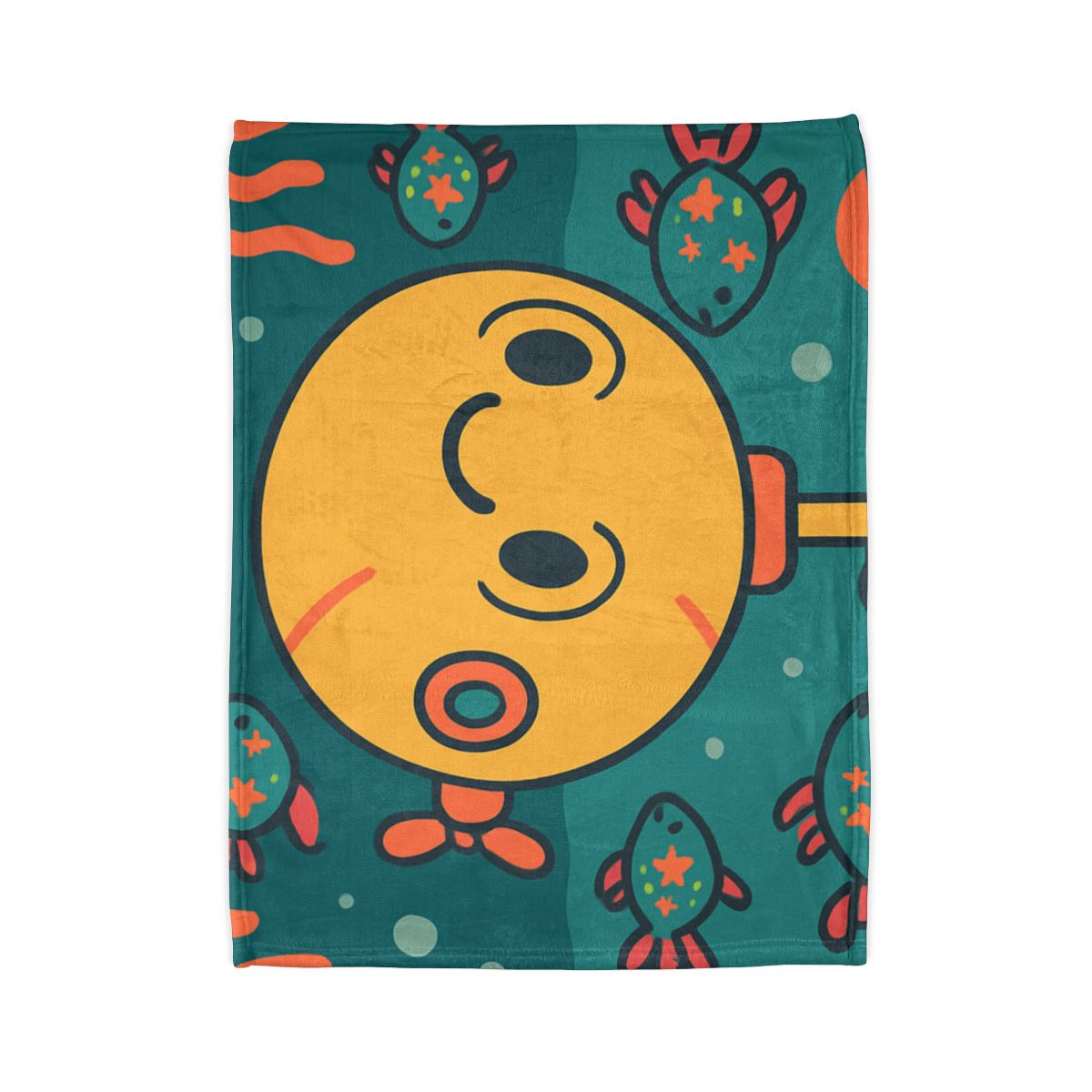 Underwater Planet Explorer Sub personalized cozy blankets