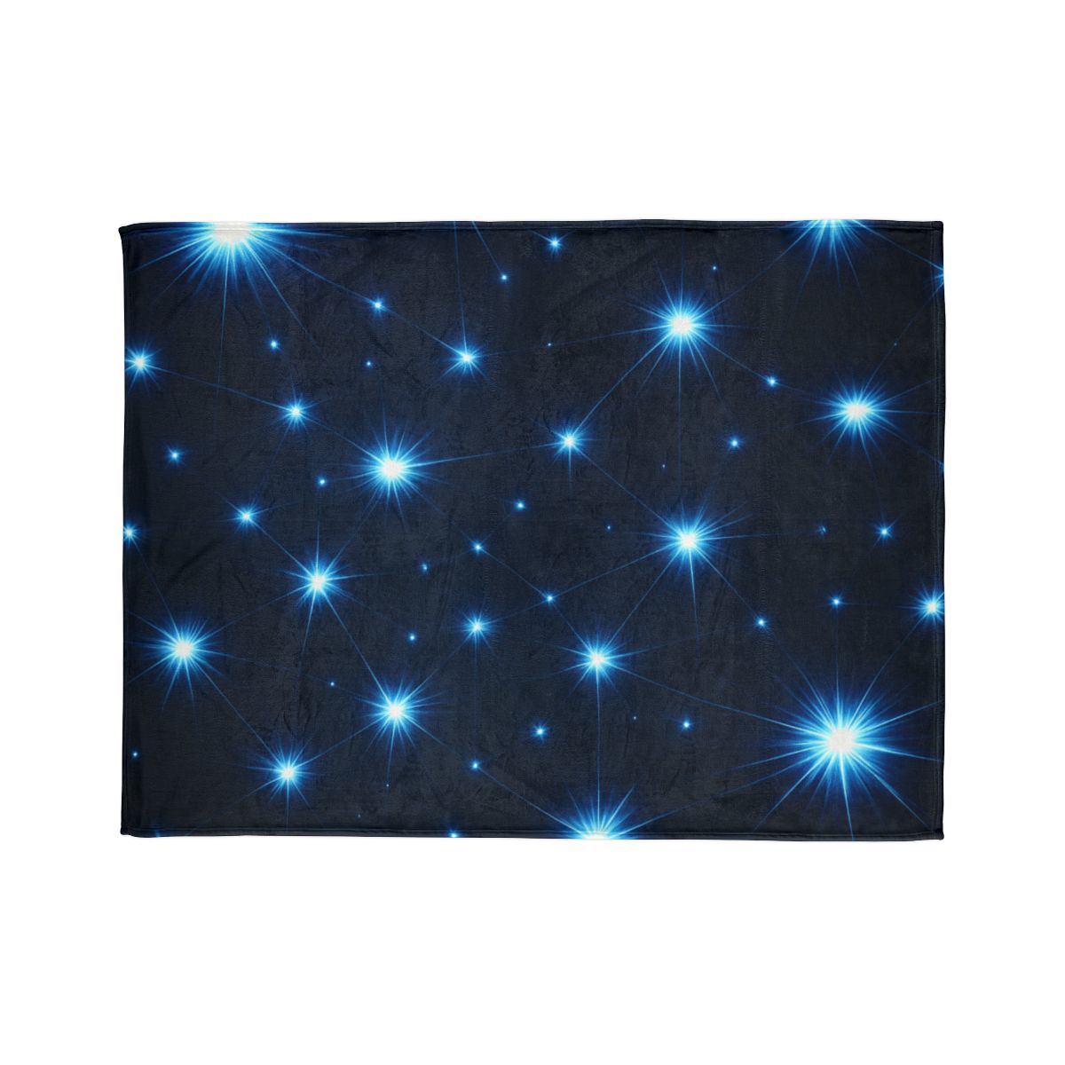 Photon Burst Constellation stylish throw blankets