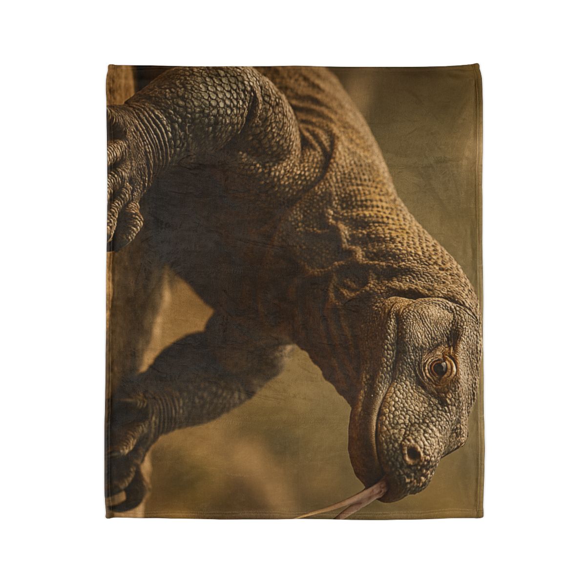 Ancient Sentinel Komodo Dragon decorative home blankets