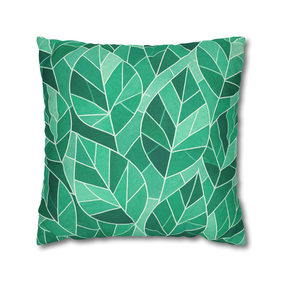 Crystal Leaf Mosaic personalized pillow covers