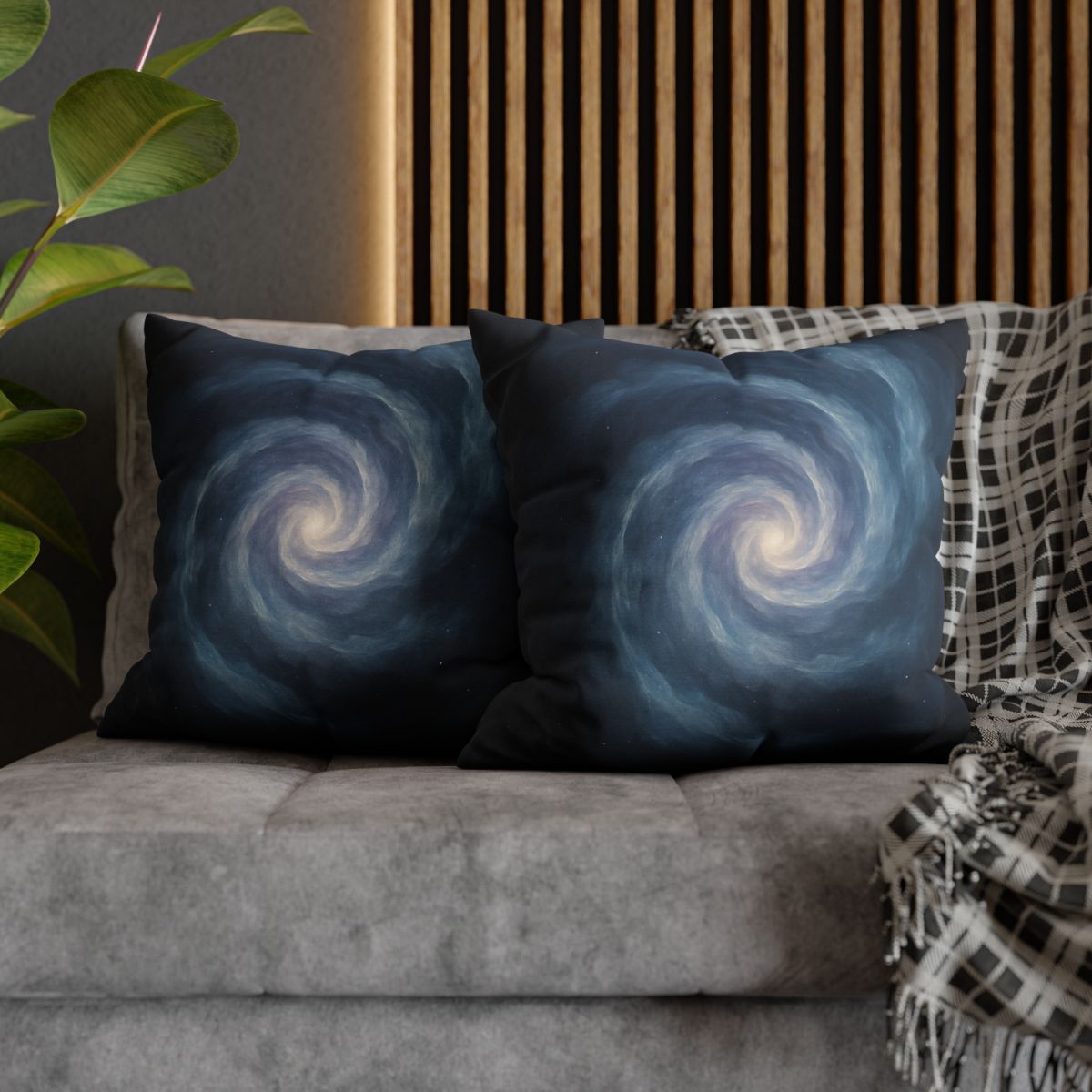 Nebula Spiral Veil stylish decorative pillowcases