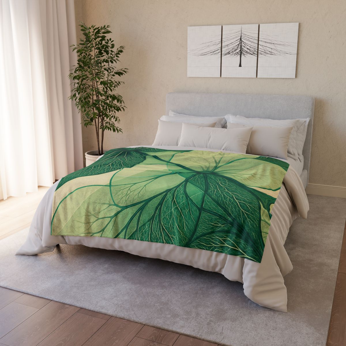 Leaf Vein Lacework custom blankets