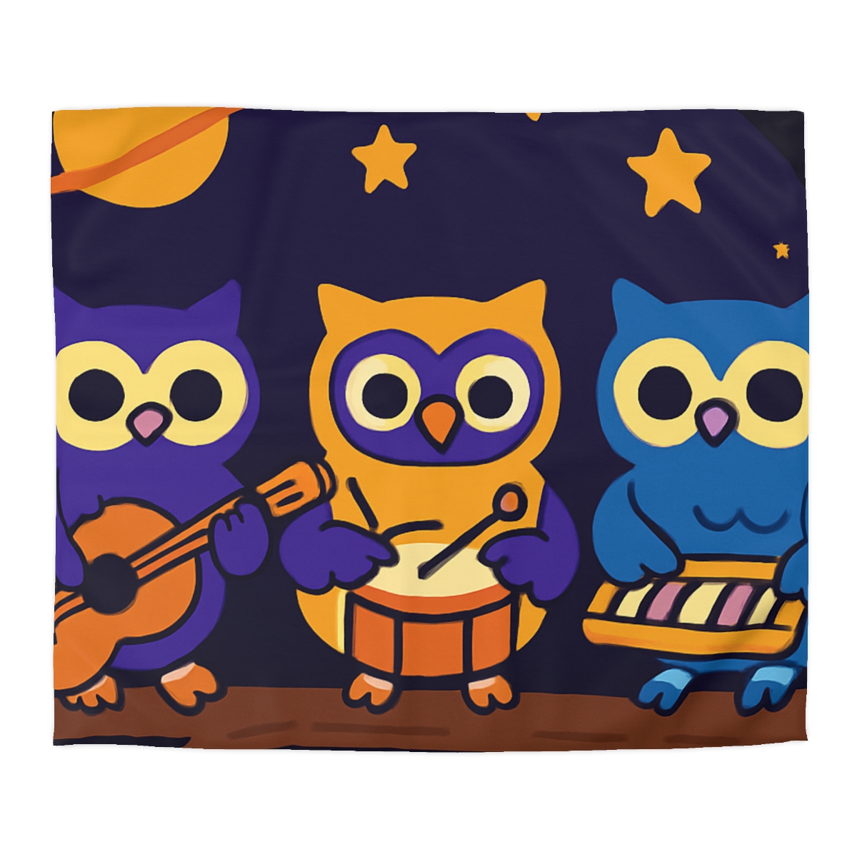 Star Song Owl Band warm winter duvets