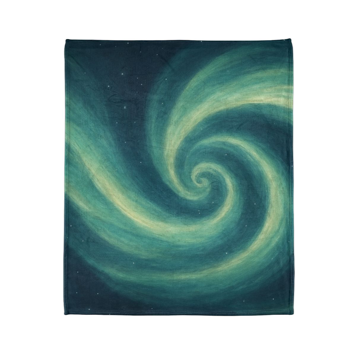 Aurora Spiral Veil soft fleece blankets