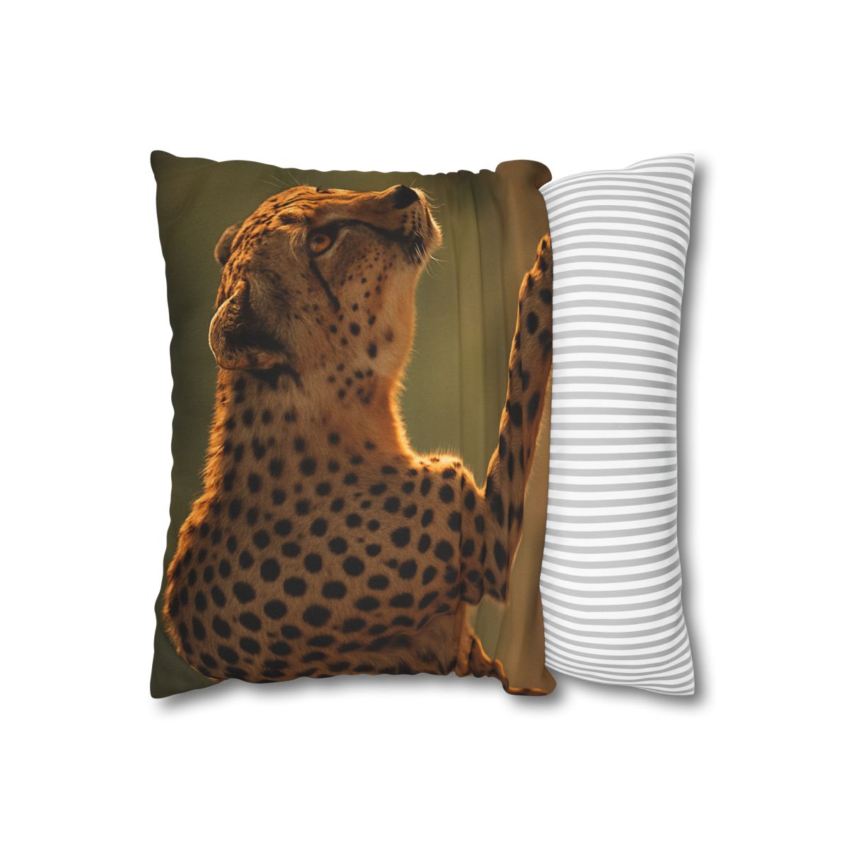 Cheetah Silent Sprint personalized pillow covers