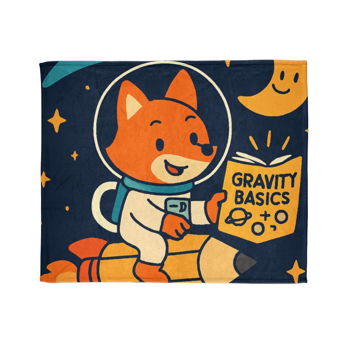 Comet Library Delivery Fox soft fleece blankets