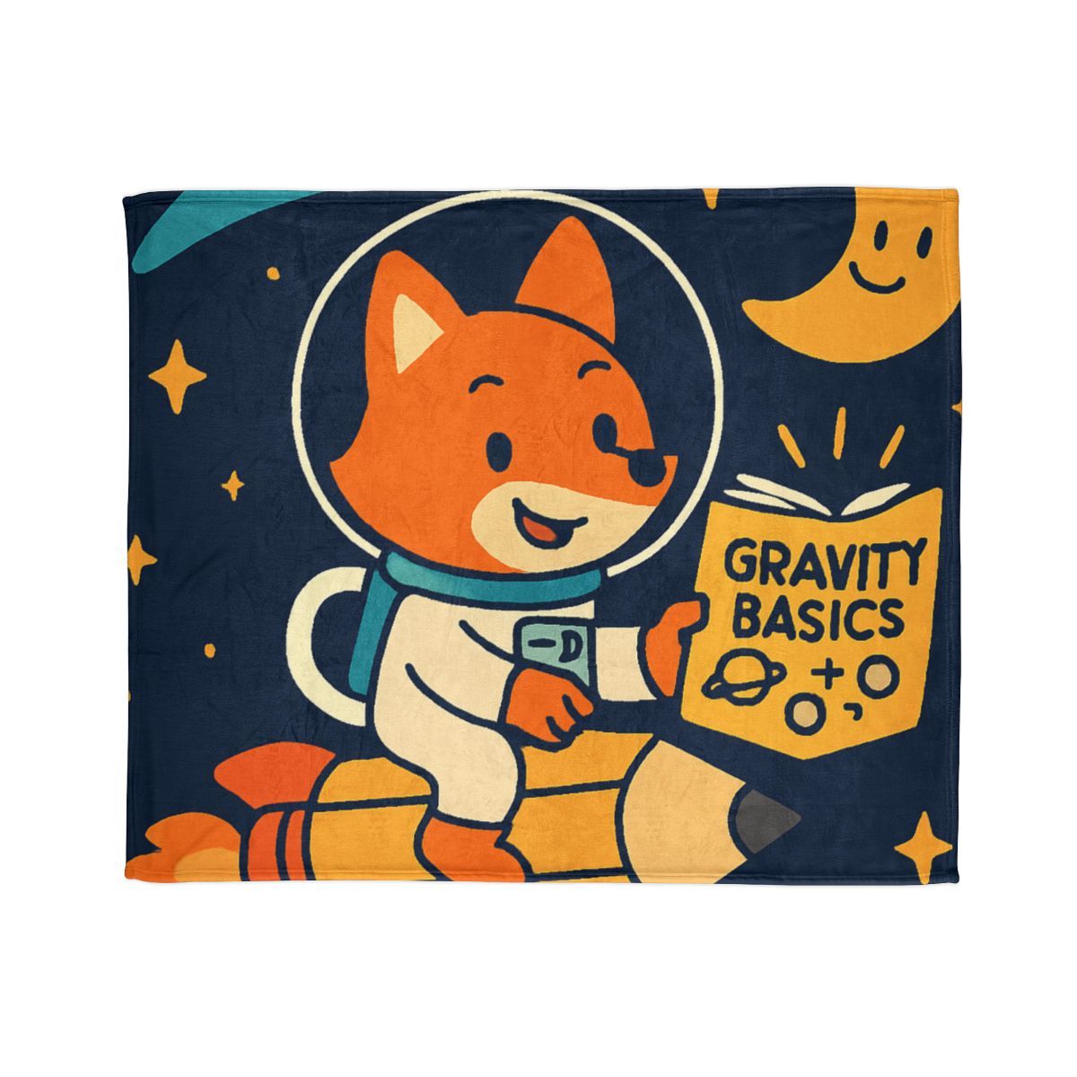 Comet Library Delivery Fox soft fleece blankets