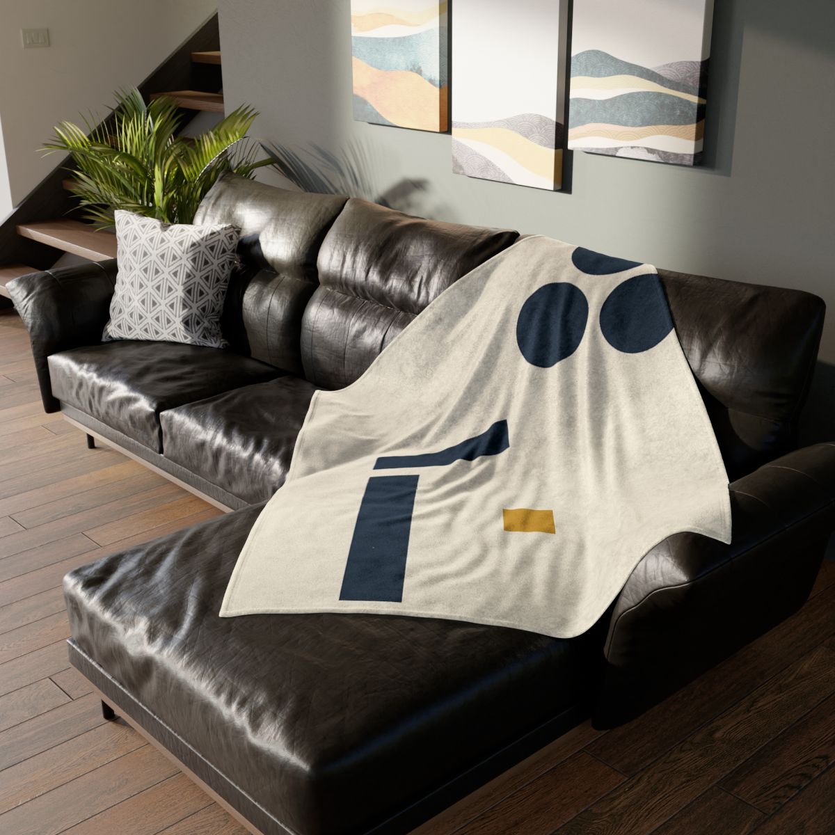 Quiet Triad And Offset Bars personalized cozy blankets