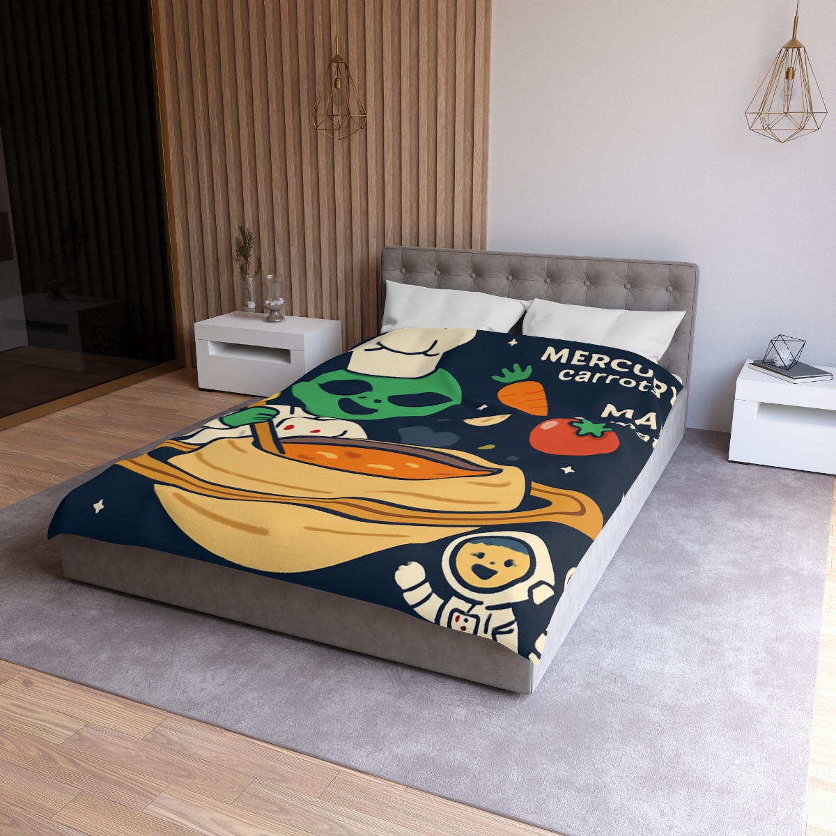 Solar System Soup Kitchen soft comforter duvets