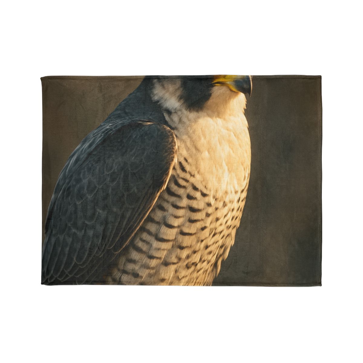 Starlit Poise Peregrine Falcon designer printed blankets