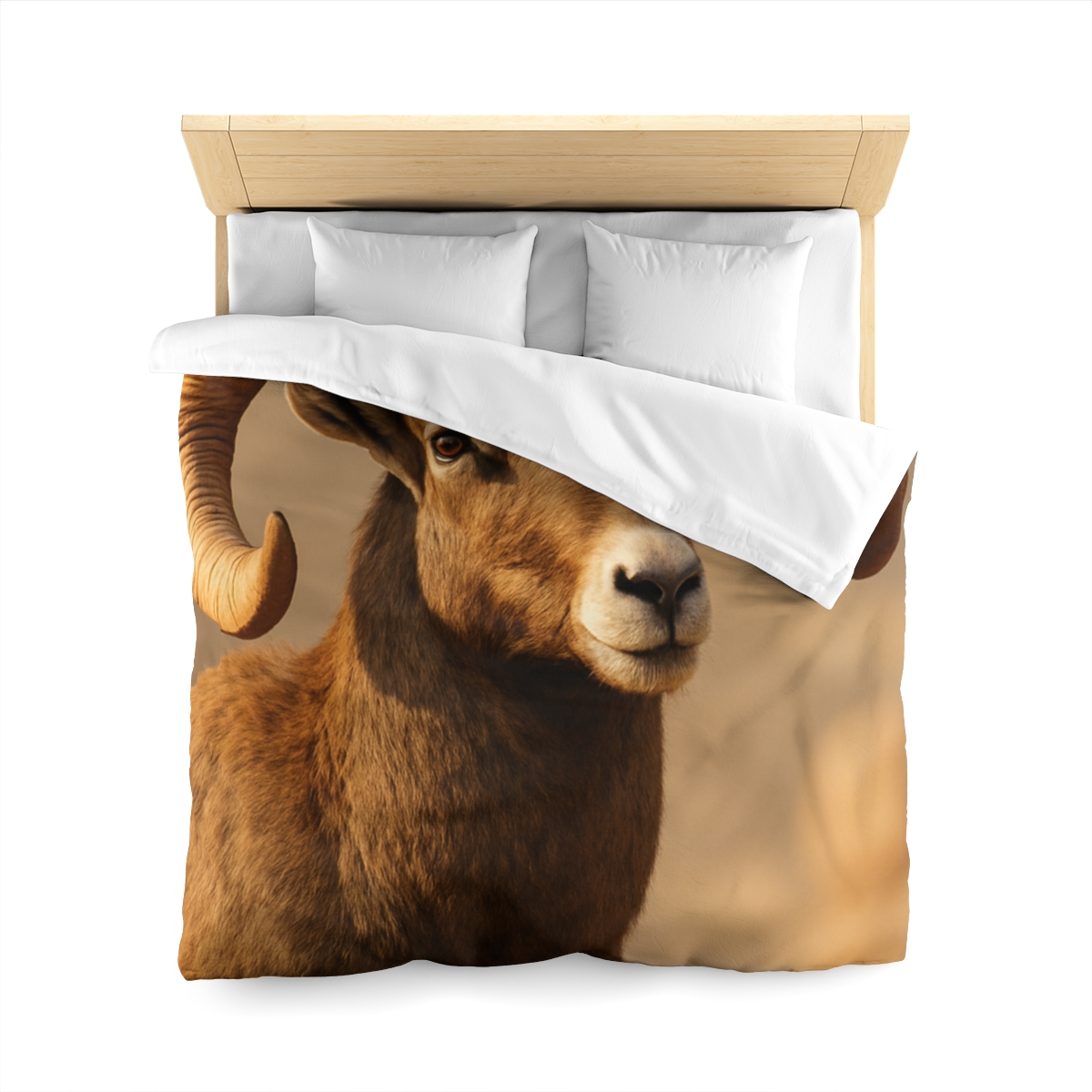 Canyon Echo Bighorn Sheep soft comforter duvets