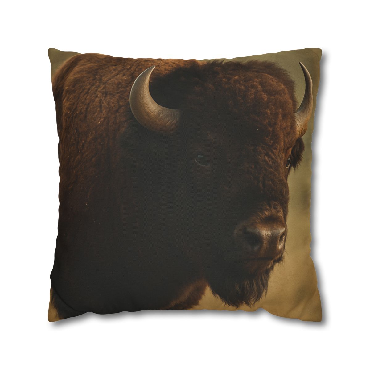 Thunder Stillness American Bison soft cotton pillow cases