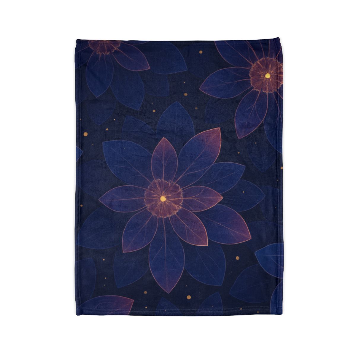 Petal Nebula Tessellation stylish throw blankets
