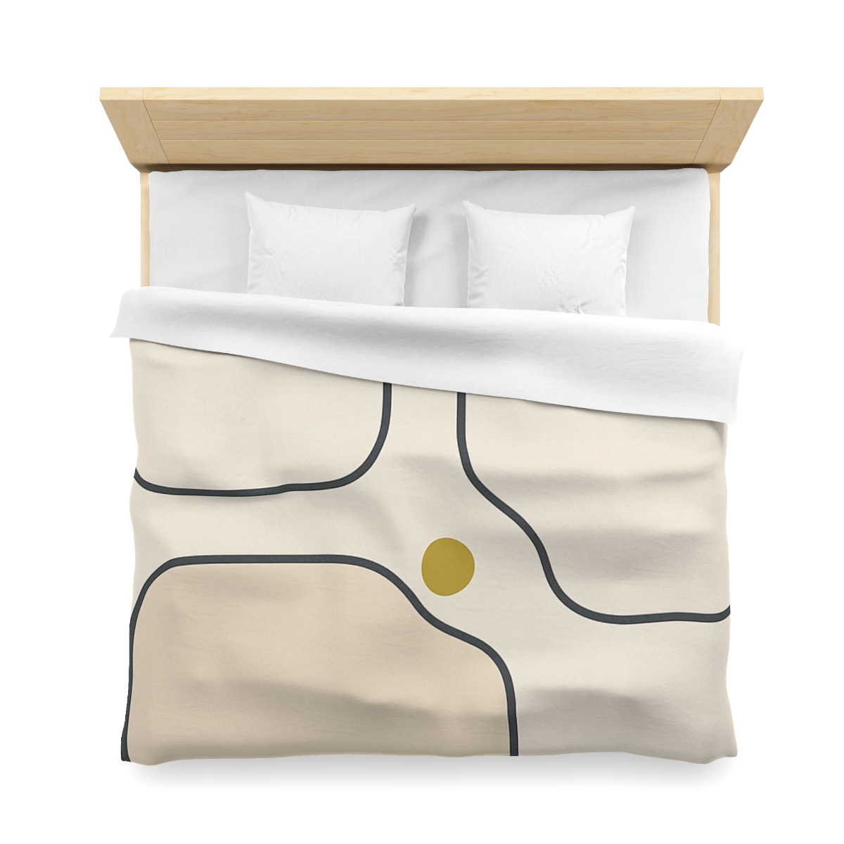 Quiet Triad With Open Center trendy bedroom duvets