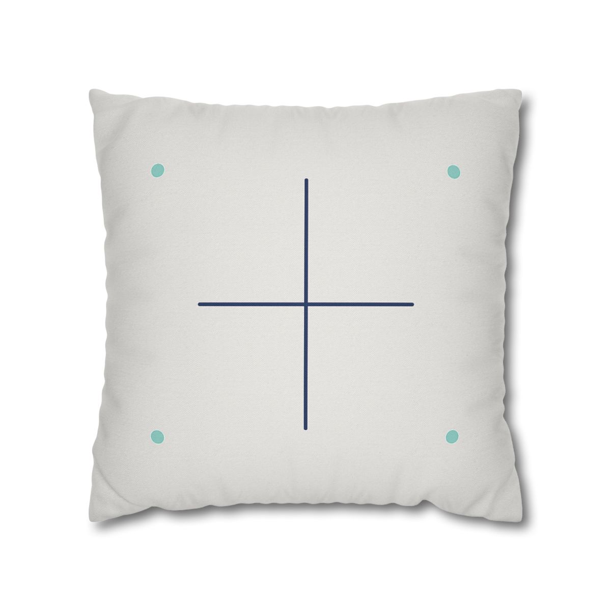 Sparse Meridian Cross And Dots custom pillow cases