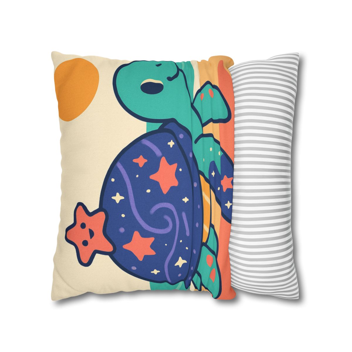 Galactic Seashell Turtle custom pillow cases
