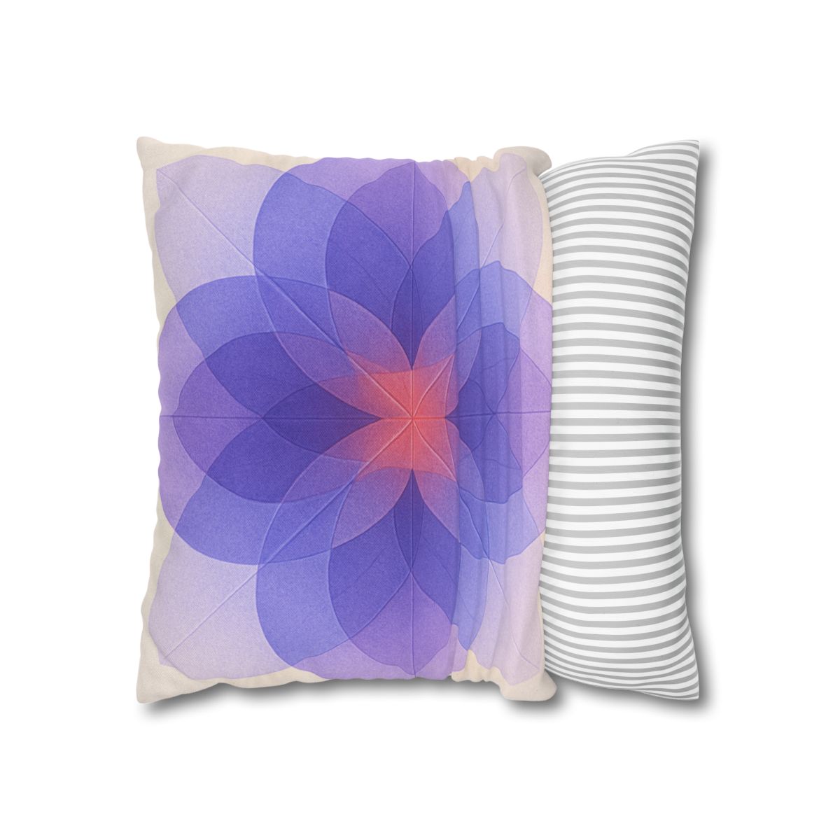 Petal Prism Overlap custom pillow cases