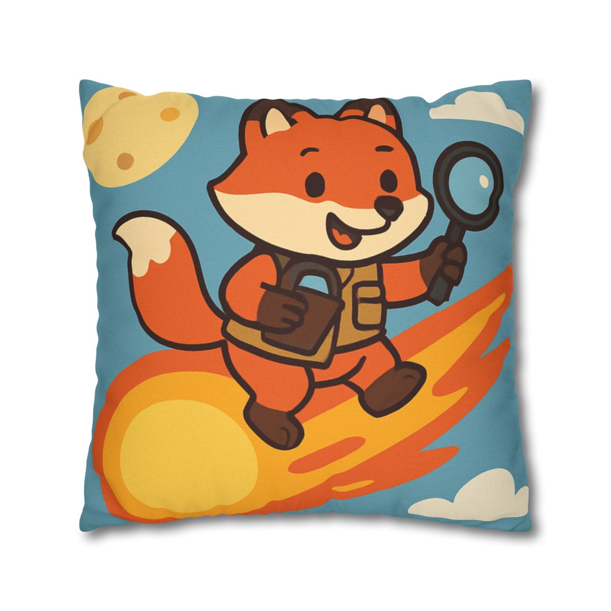 Comet Fox Explorer soft cotton pillow cases