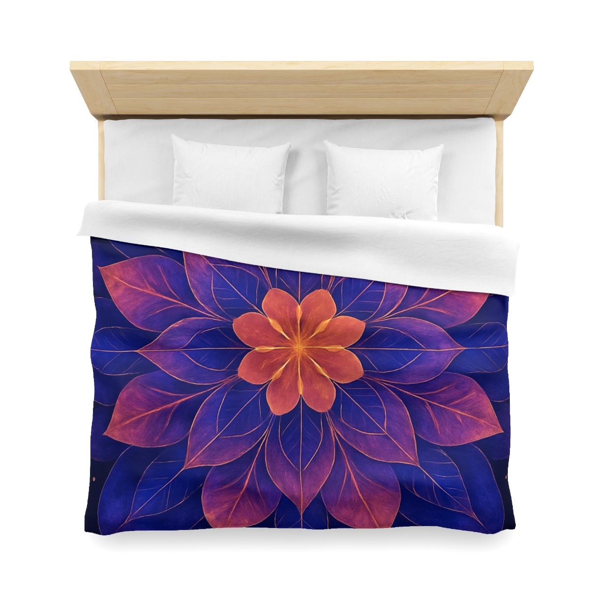 Petal Prism Mandala designer printed duvets