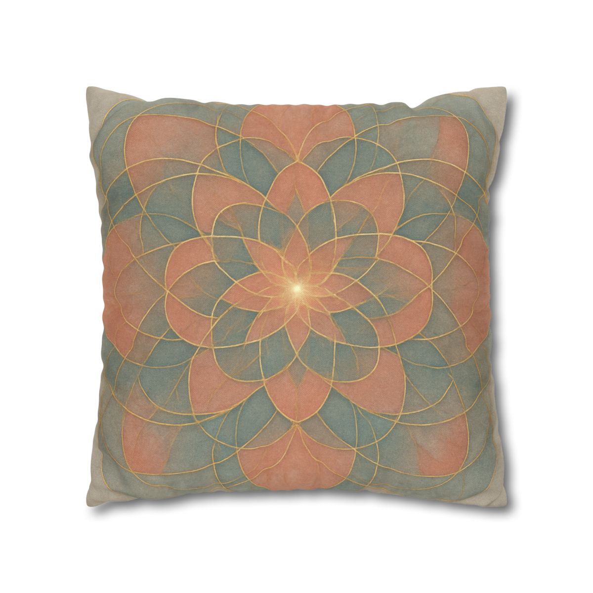 Petal Orbit Lattice soft cotton pillow cases