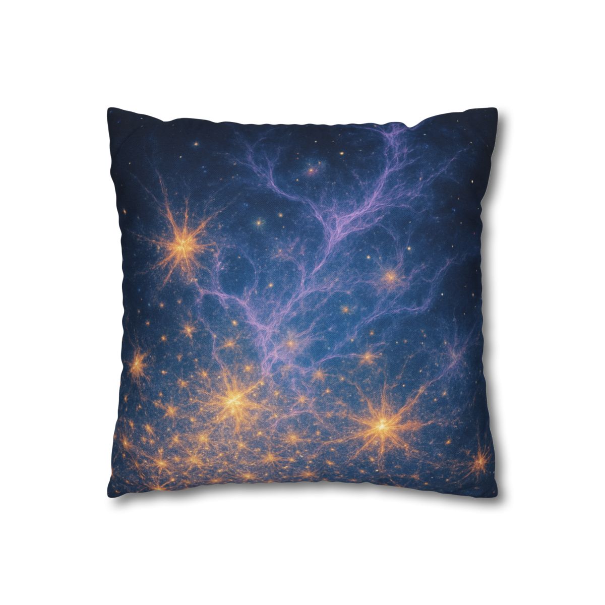 Starburst Lace Field designer print pillow cases
