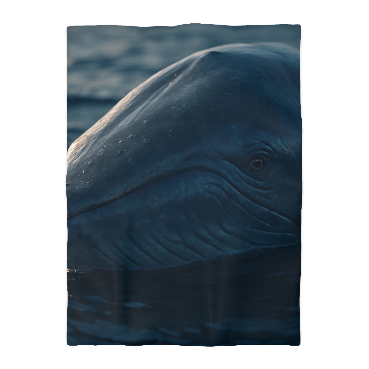 Ocean Song Blue Whale personalized bedding duvets