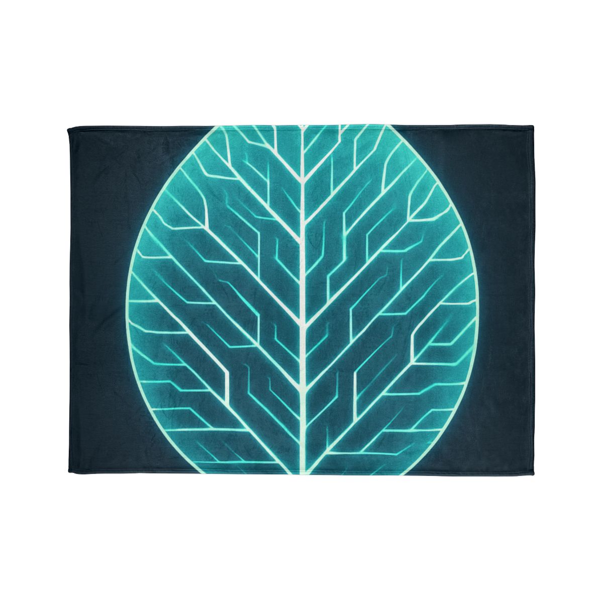 Galactic Leaf Vein Circuit unique gift blankets