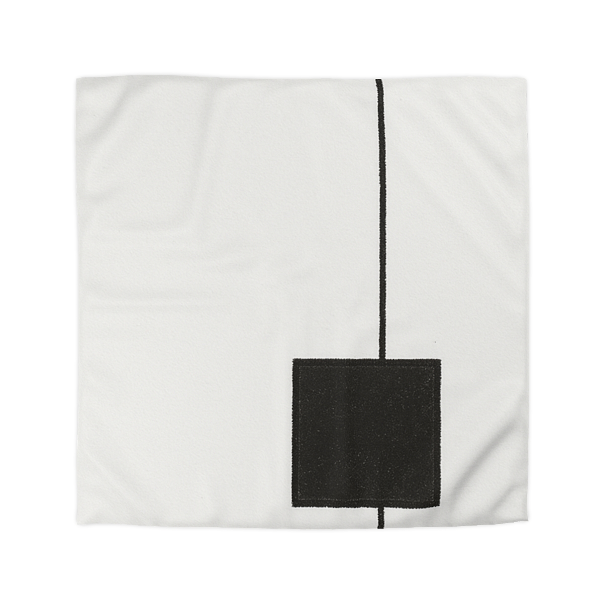 Offset Frame And Inner Square Pause personalized bedding duvets