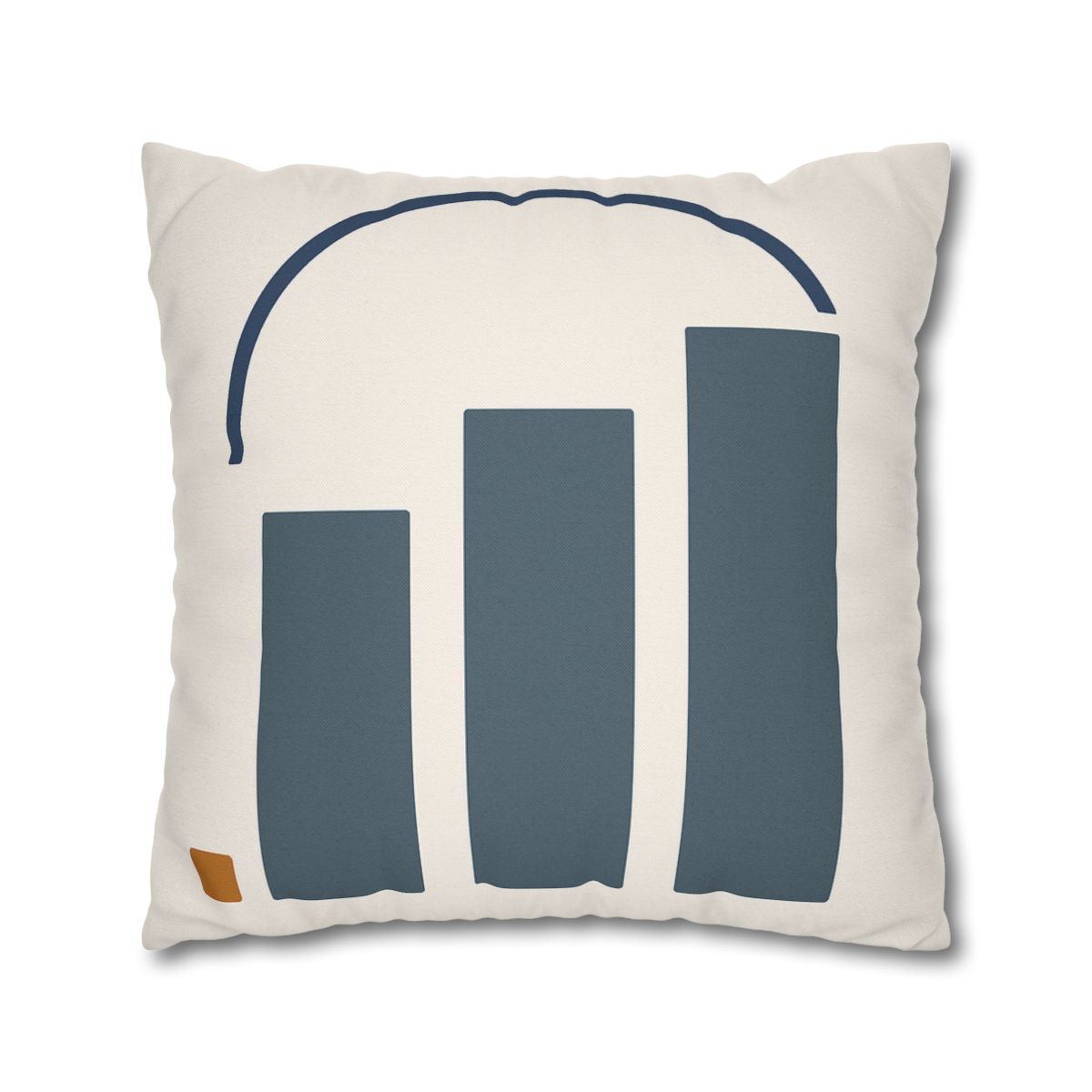 Three Bars With Hanging Arc soft cotton pillow cases