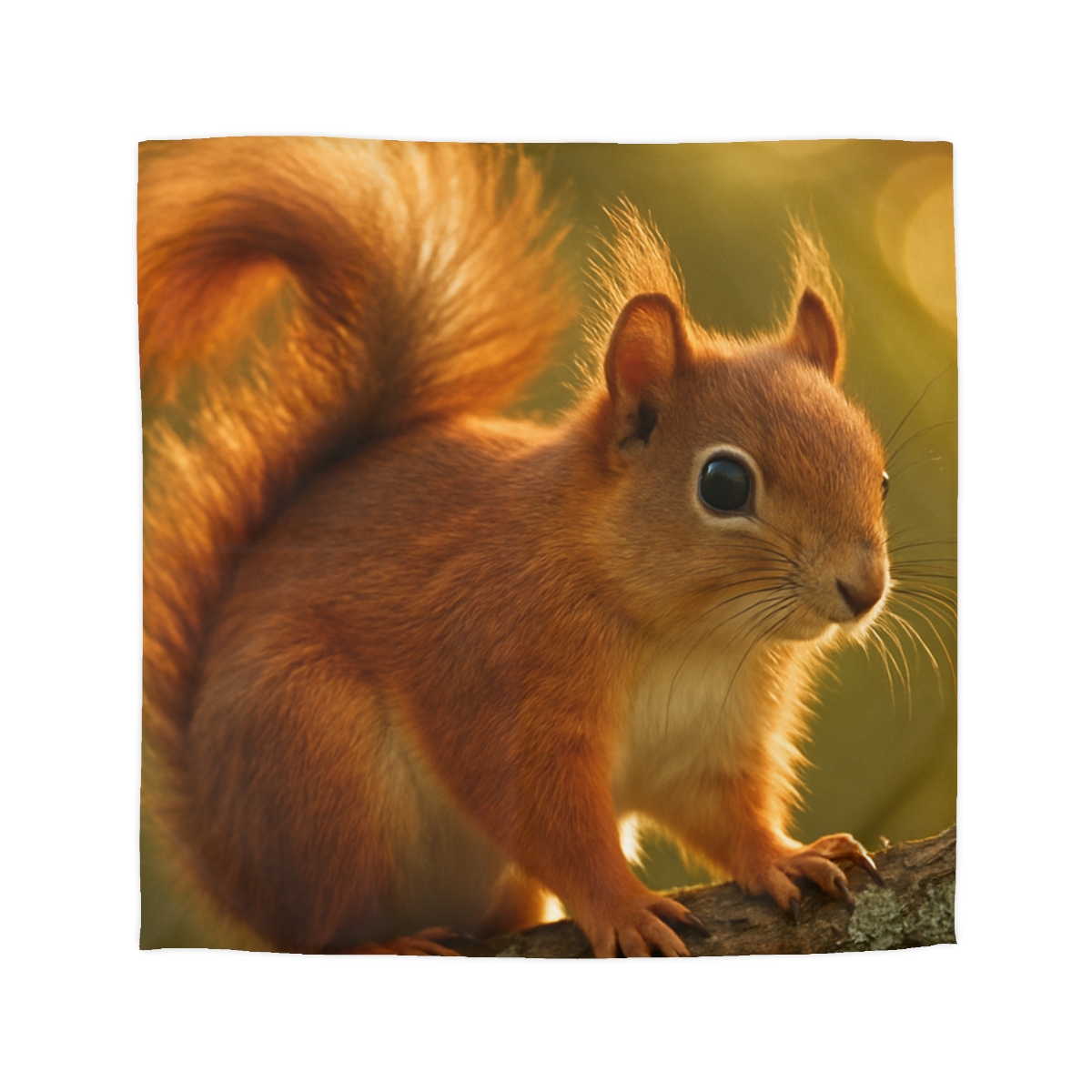 Sunrise Forager Red Squirrel stylish duvet covers
