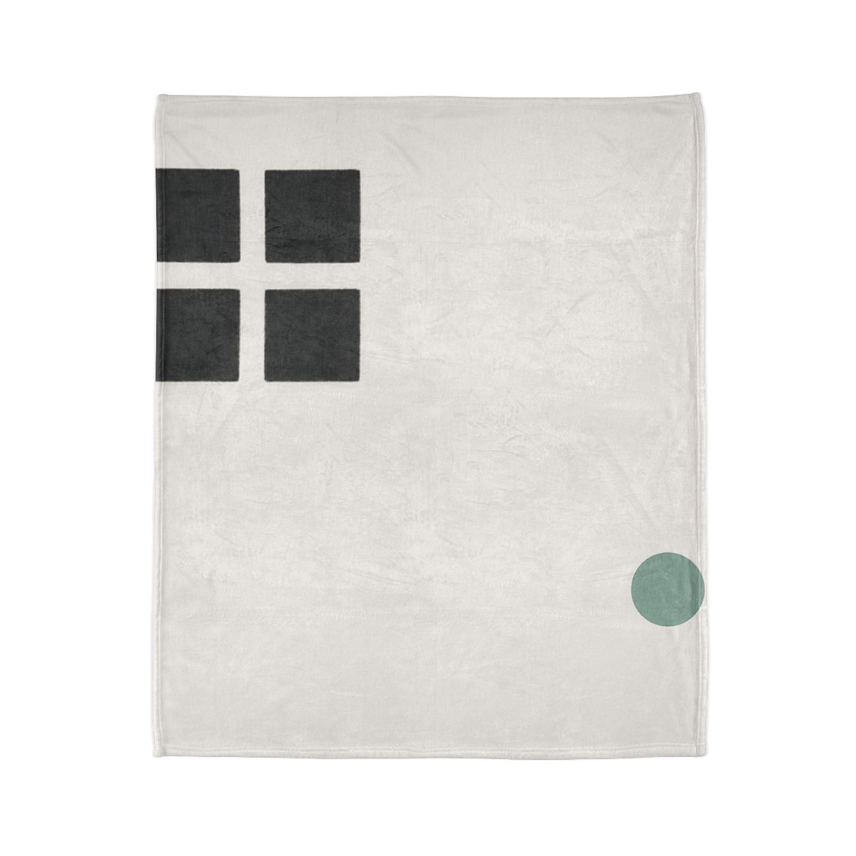 Corner Grid And Wandering Planet personalized cozy blankets