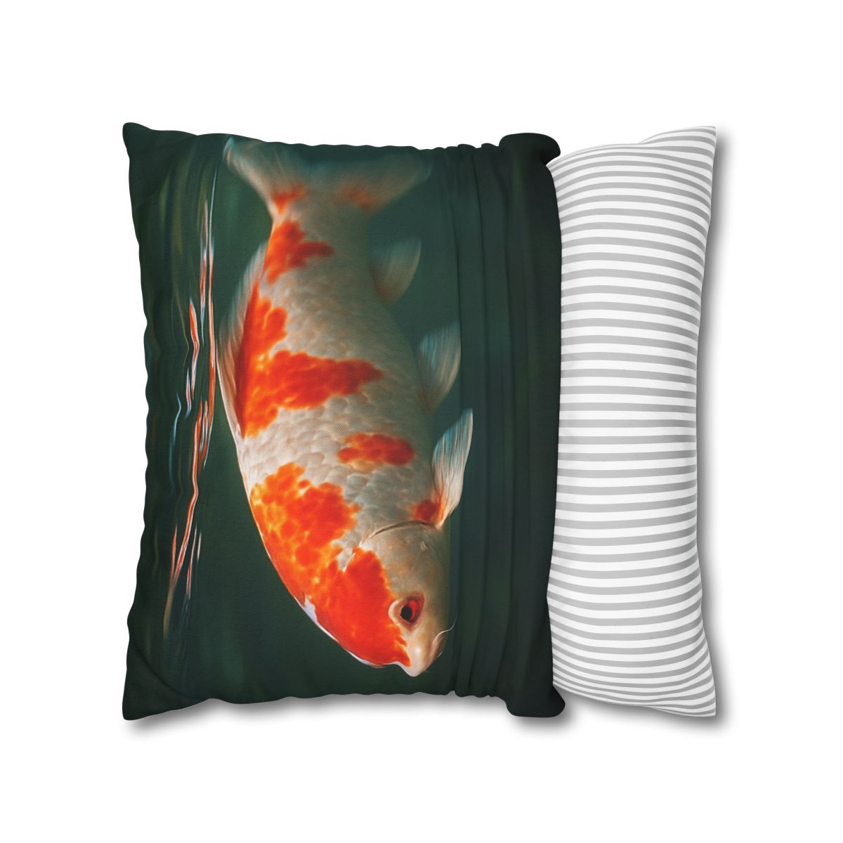 Crystal Current Koi Fish custom pillow cases
