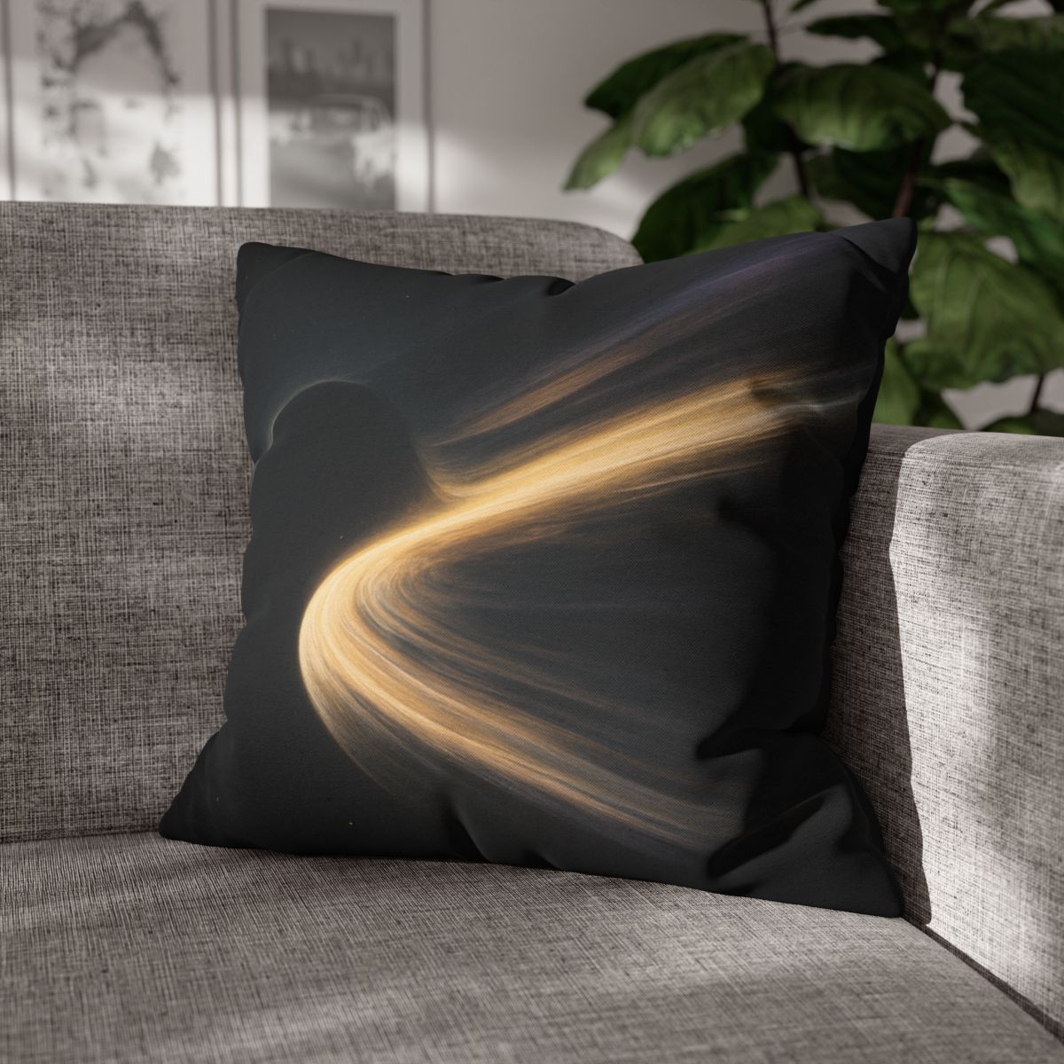 Photon River Lens designer print pillow cases