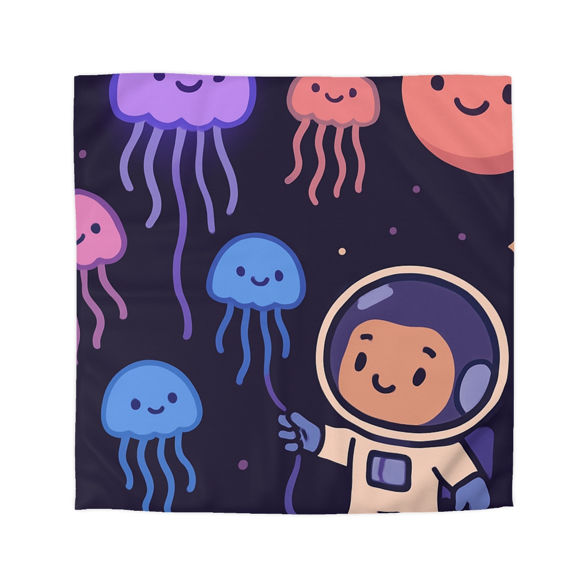 Galaxy Garden Of Floating Jellyfish trendy bedroom duvets