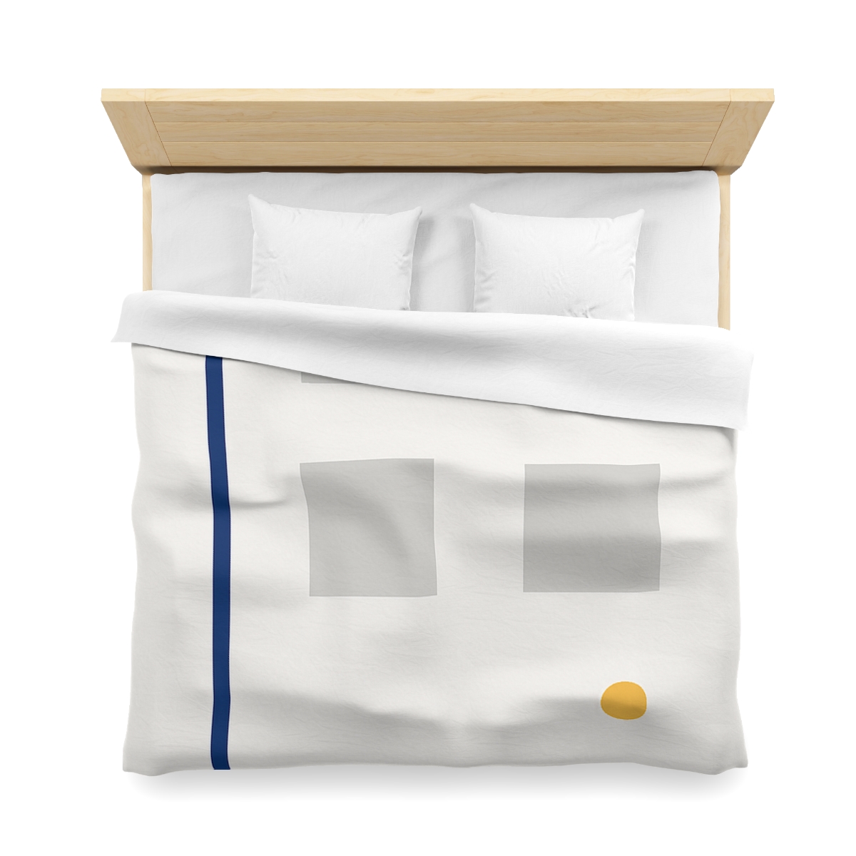 Sparse Grid With Missing Corner And Accent Point trendy bedroom duvets