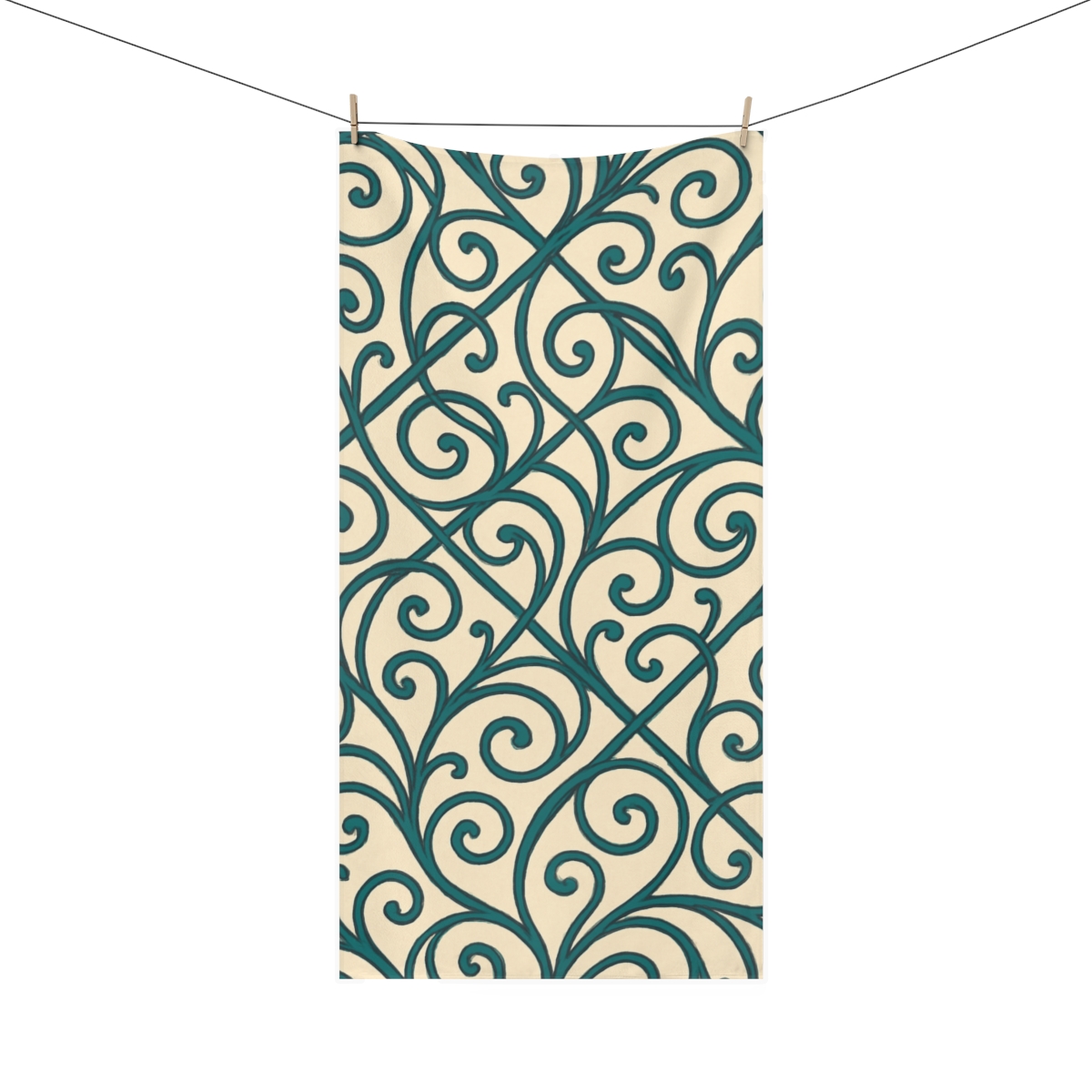 Vine Lattice Network trendy hand towels