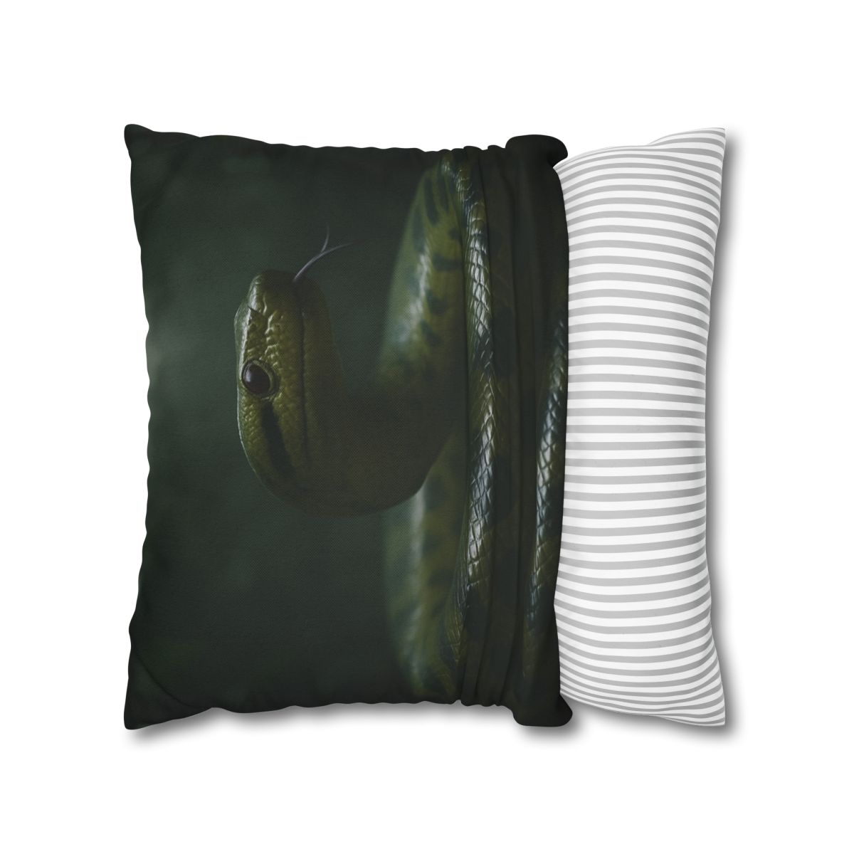 Starlit Coil Green Anaconda comfortable bedding pillow covers