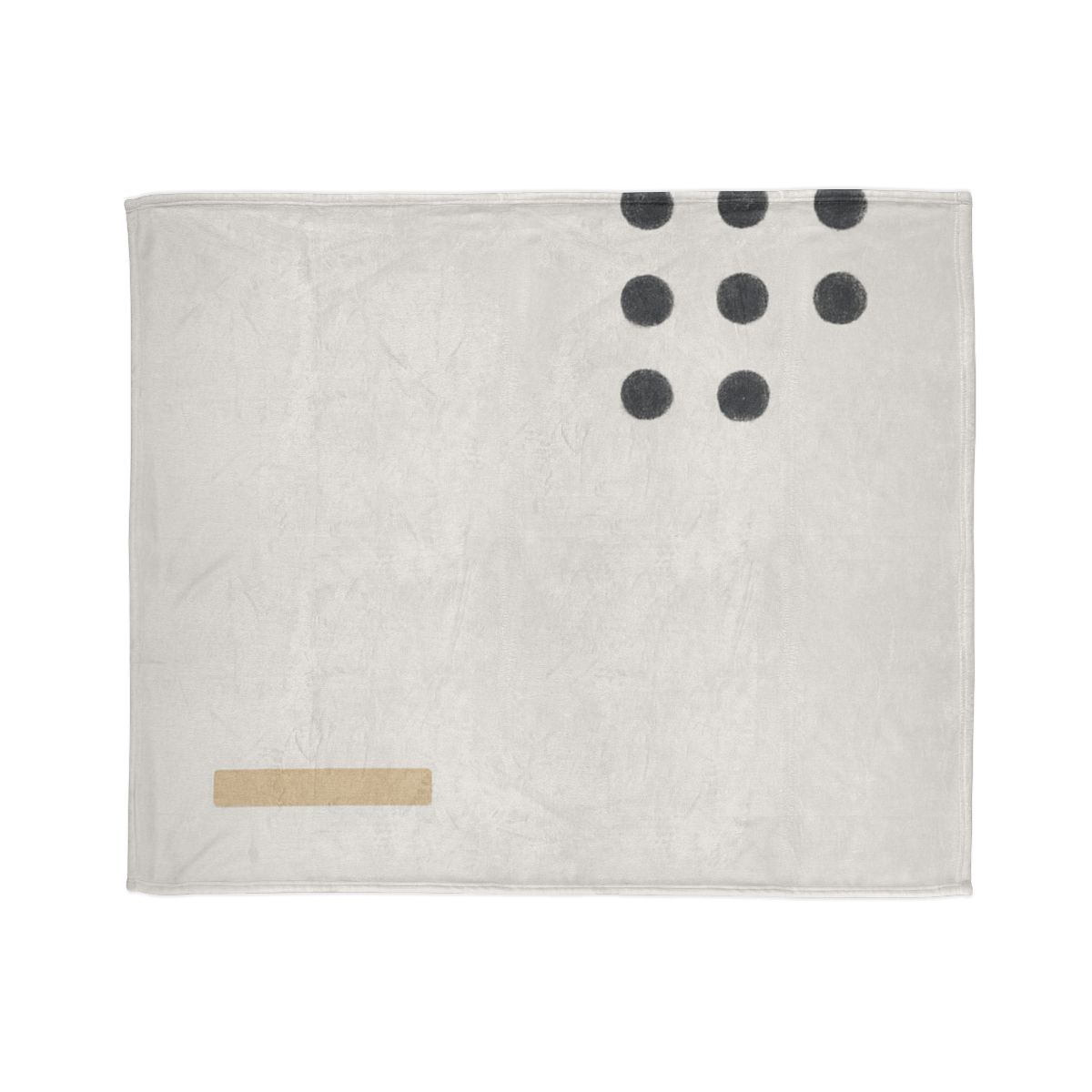 Clustered Dots With Missing Beat personalized cozy blankets