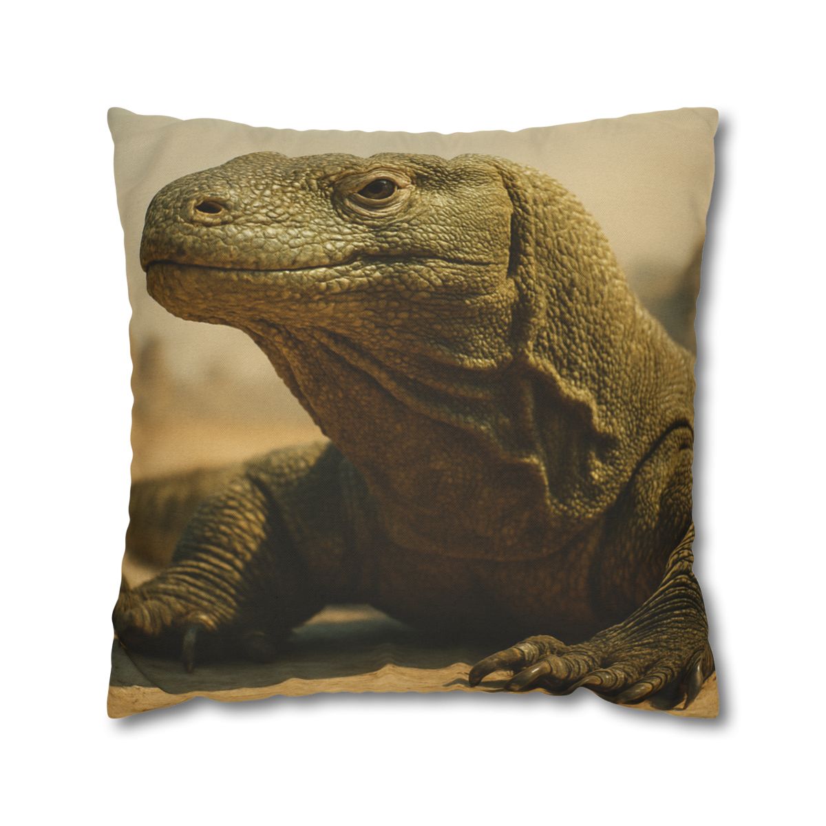 Ancient Sentinel Komodo Dragon soft cotton pillow cases