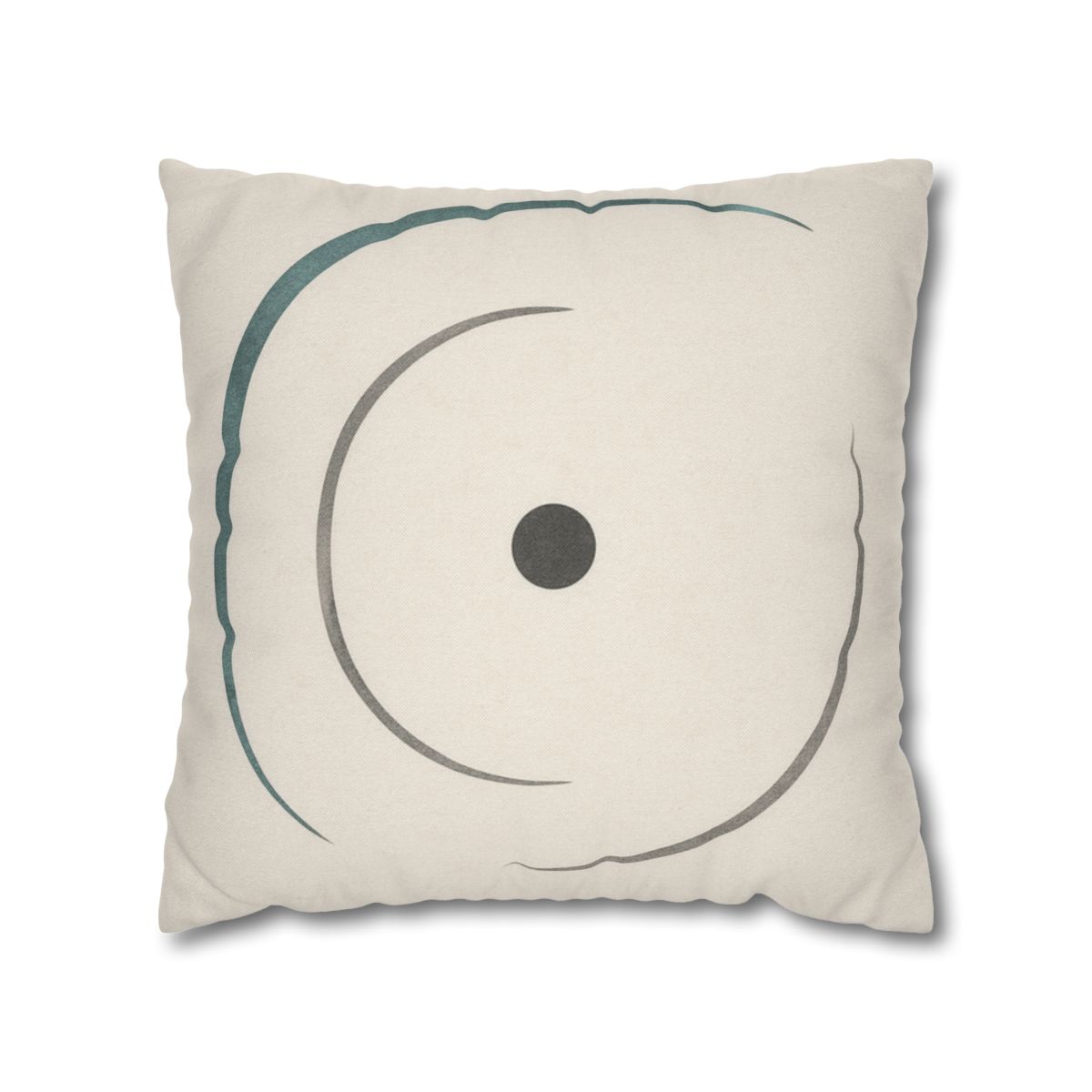 Twin Arcs And Centered Dot soft cotton pillow cases