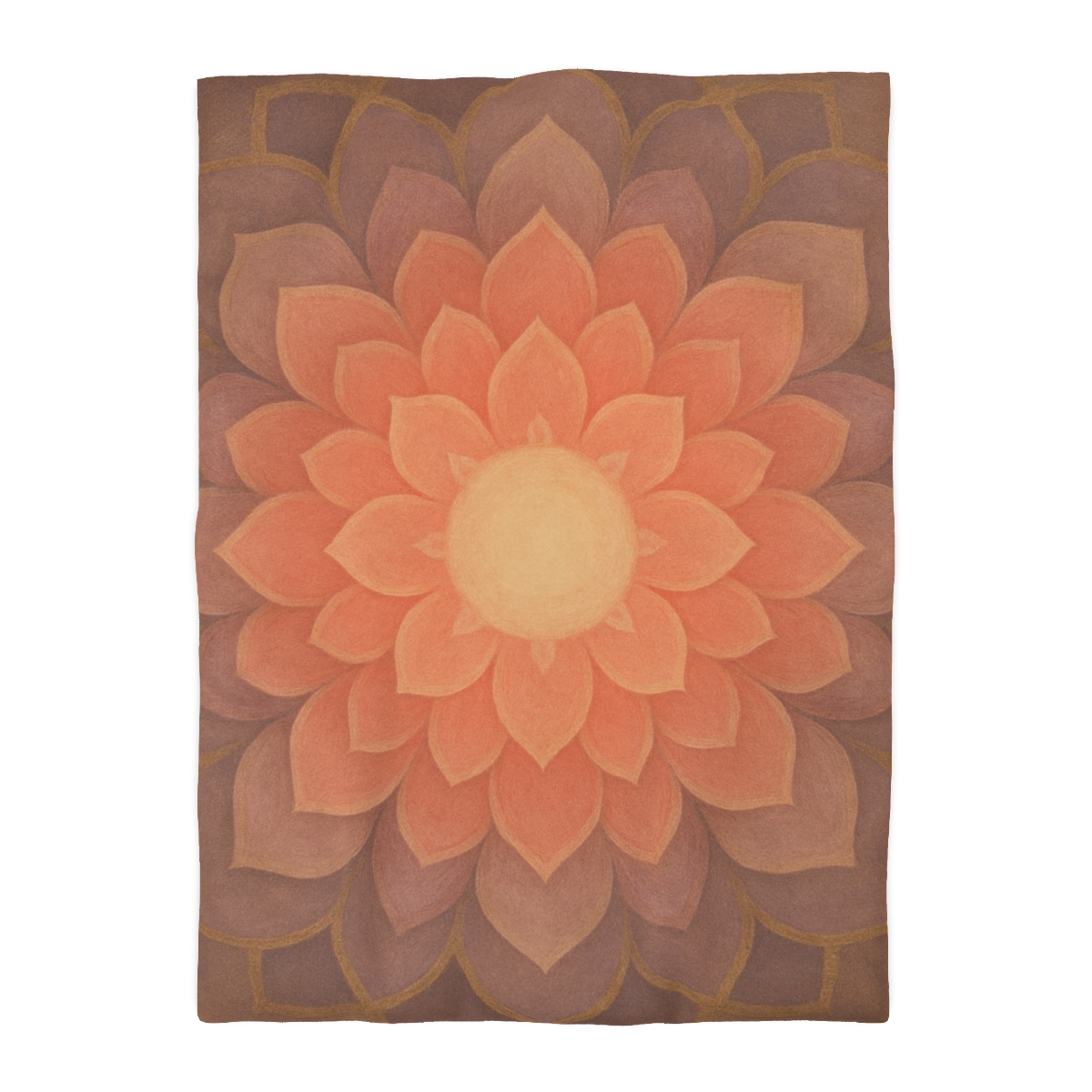 Petal Mandala Overlay trendy bedroom duvets