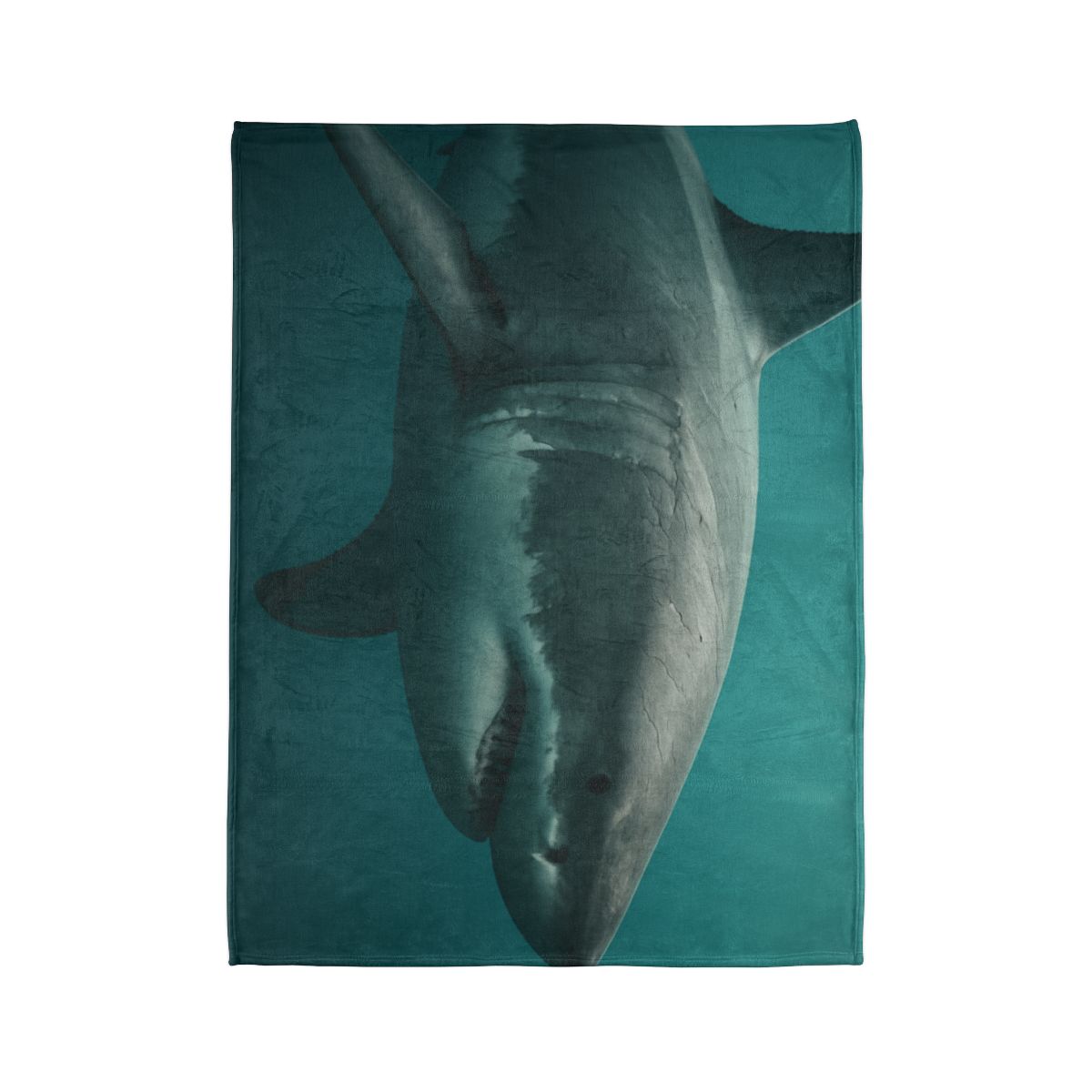Silent Hunter Great White Shark designer printed blankets