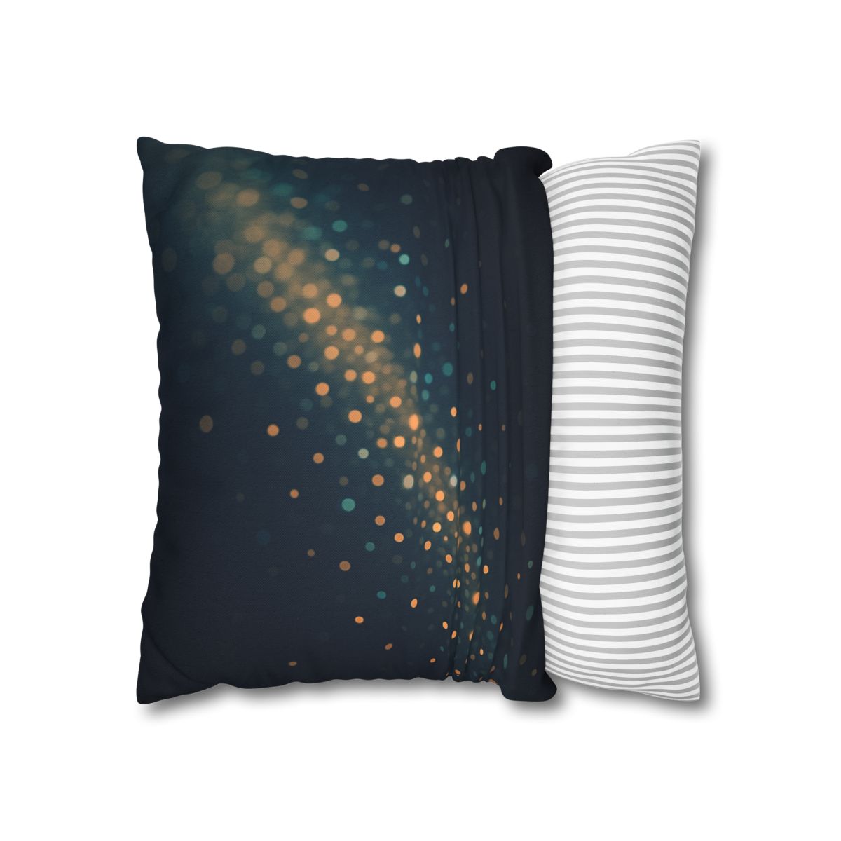 Radiant Particle Drift designer print pillow cases