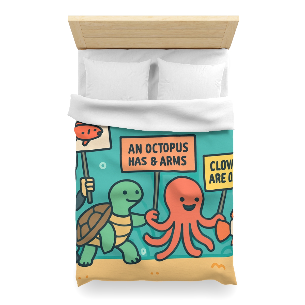 Coral Kingdom Science Parade warm winter duvets