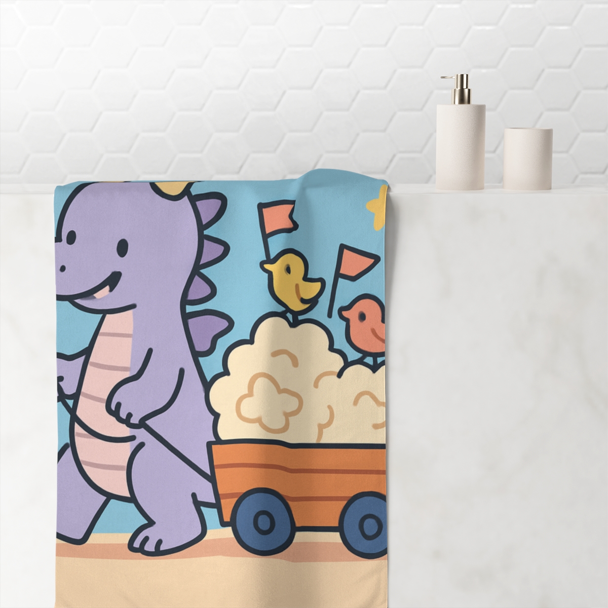 Cloud Garden Dragon Parade soft cotton towels