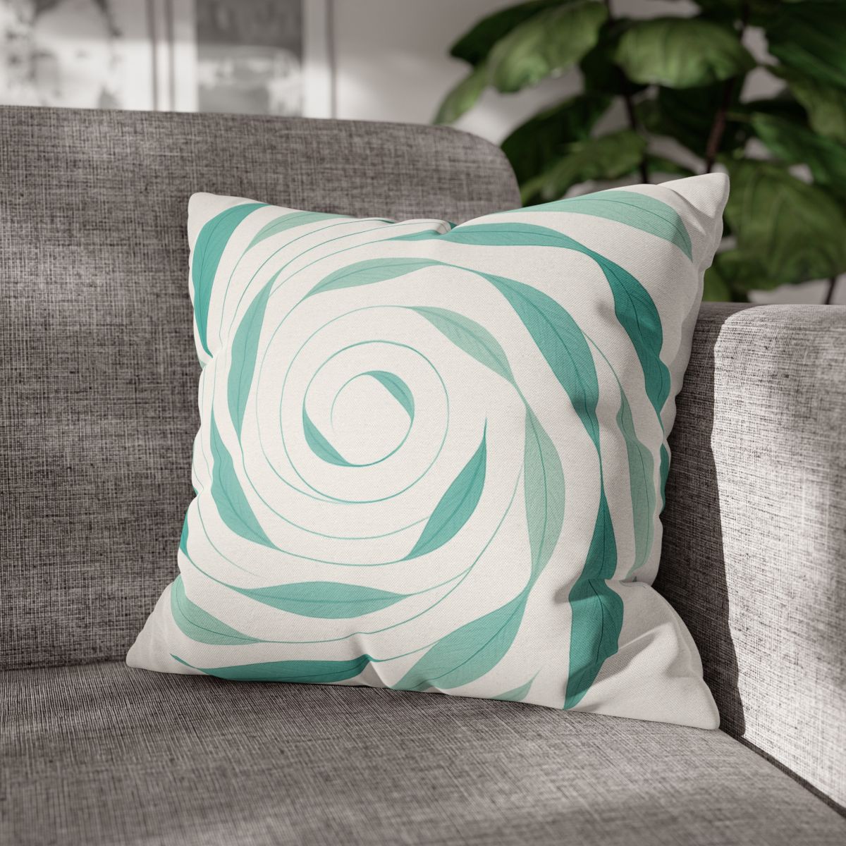 Orbiting Leaf Halo soft cotton pillow cases